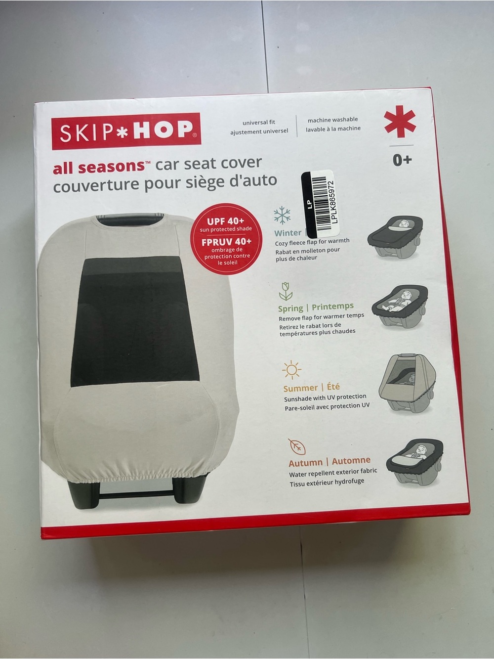 Skip Hop All Season 4 in 1 Baby Car Seat
Cover - Oat